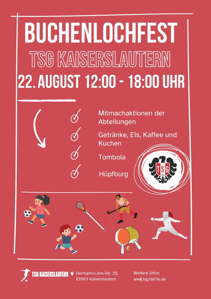 Flyer für das Buchenlochfest am 22.08.2026 von 12.00 bis 18.00 Uhr